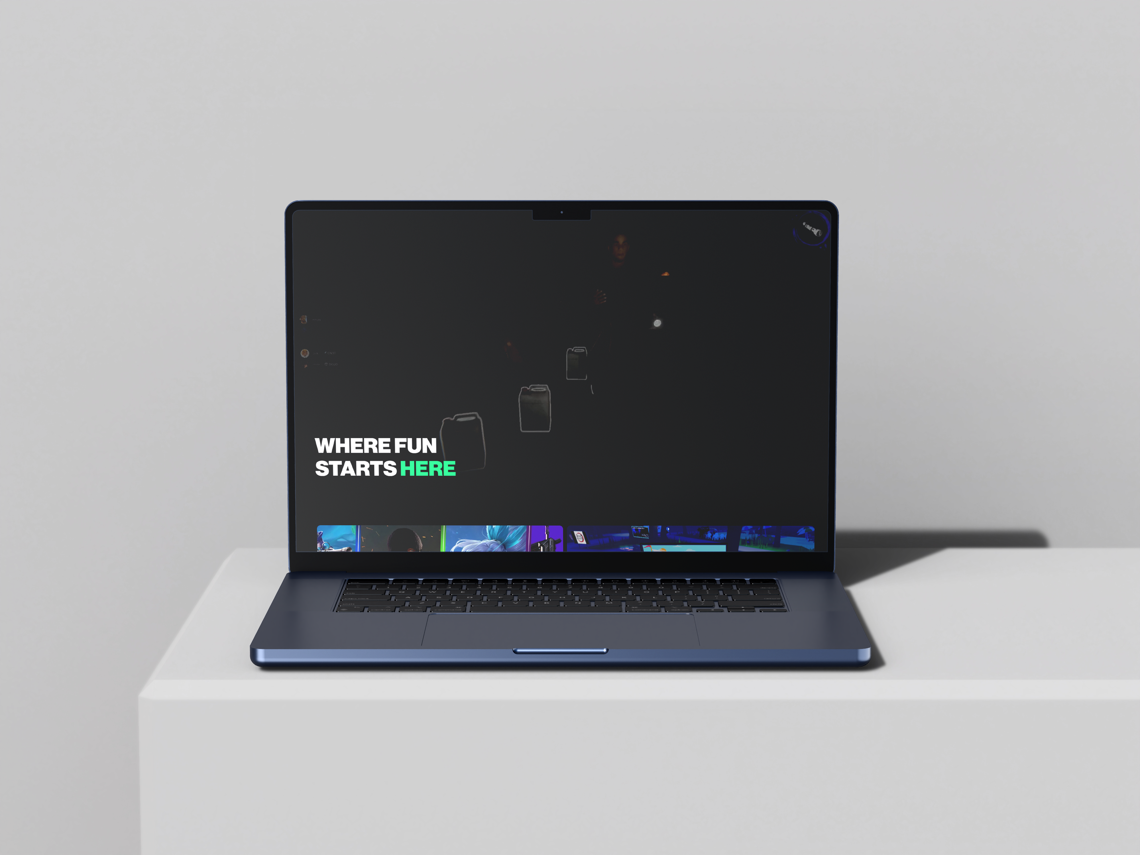 Attendance Website mockup